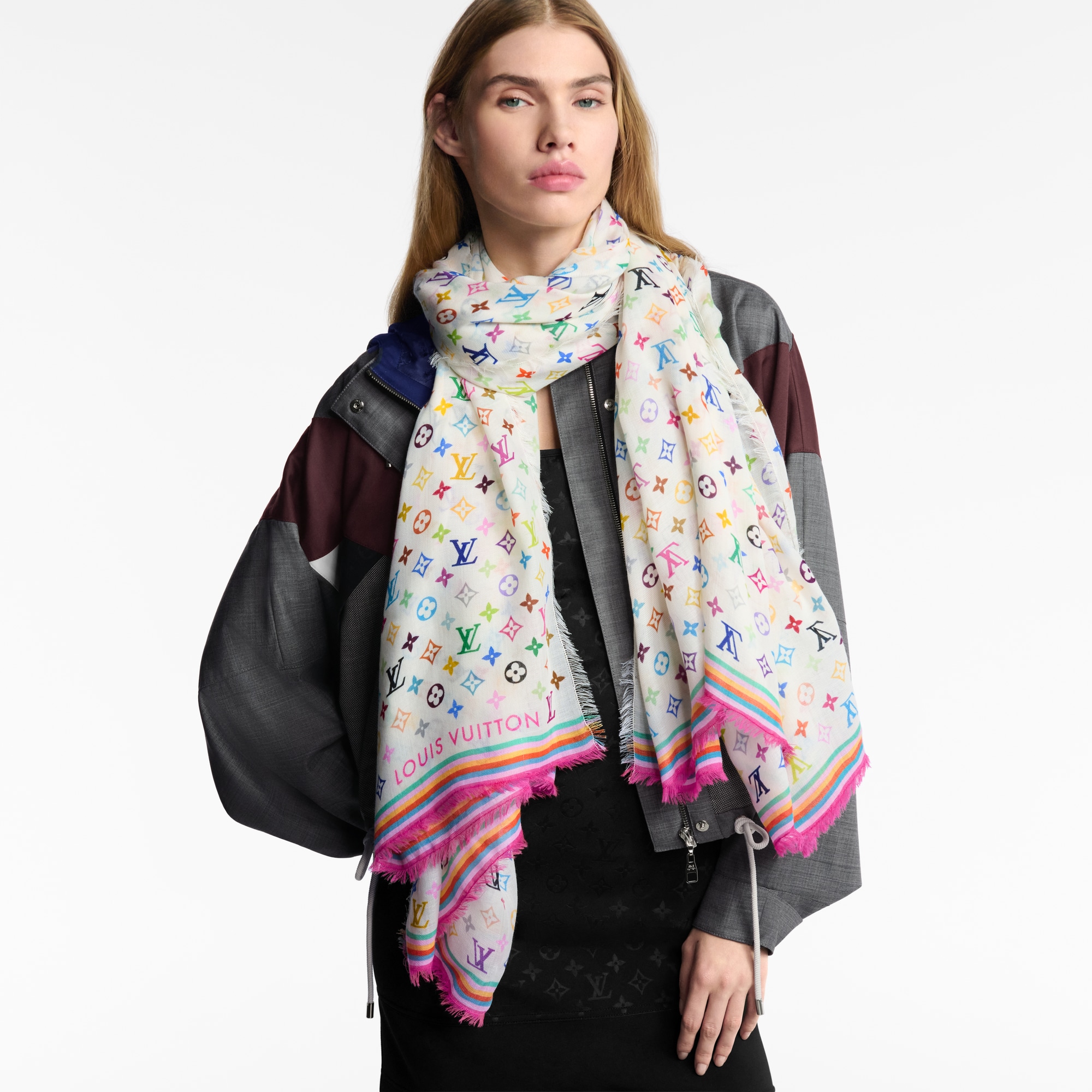LV x TM Monogram Multicolor Stole S00 - Accessories M98239 | LOUIS